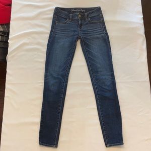 American Eagle Size 00 Super Stretch Jegging Jeans